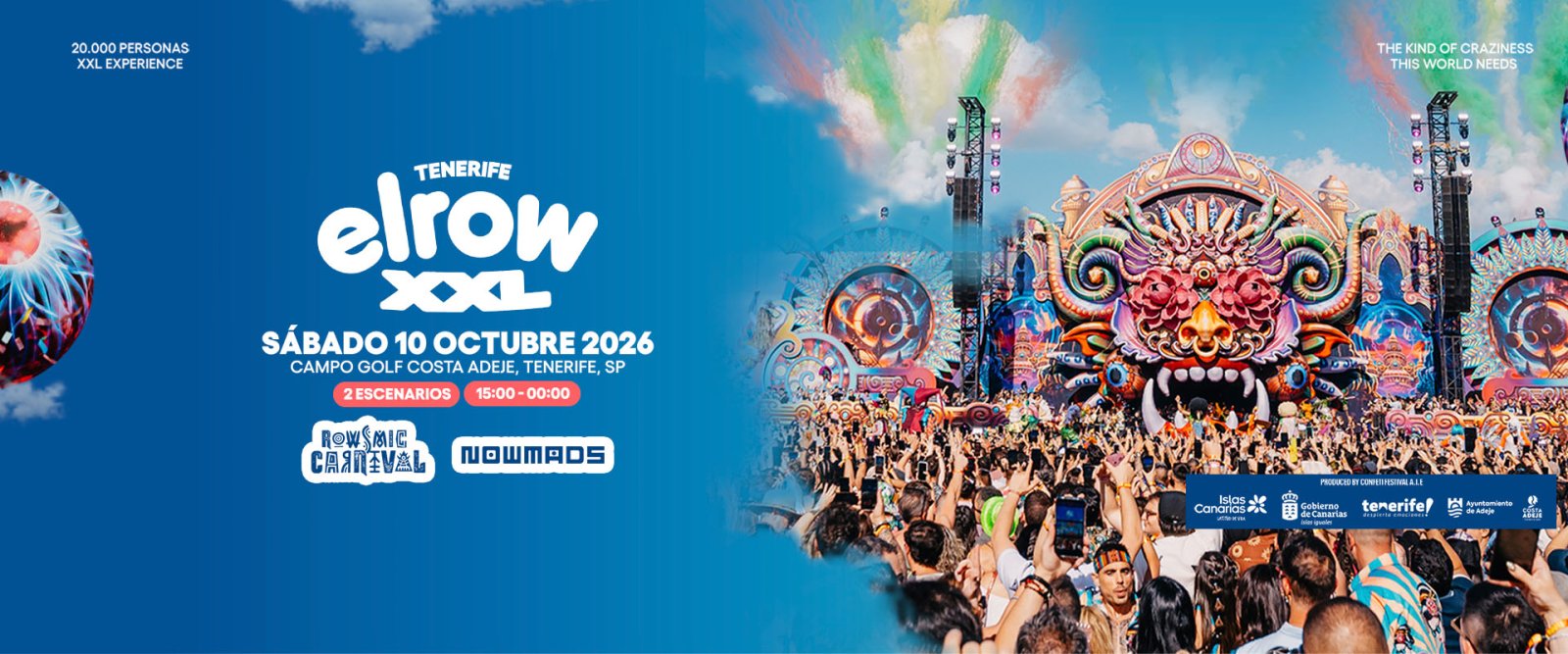 elrow XXL 2026 | Tenerife